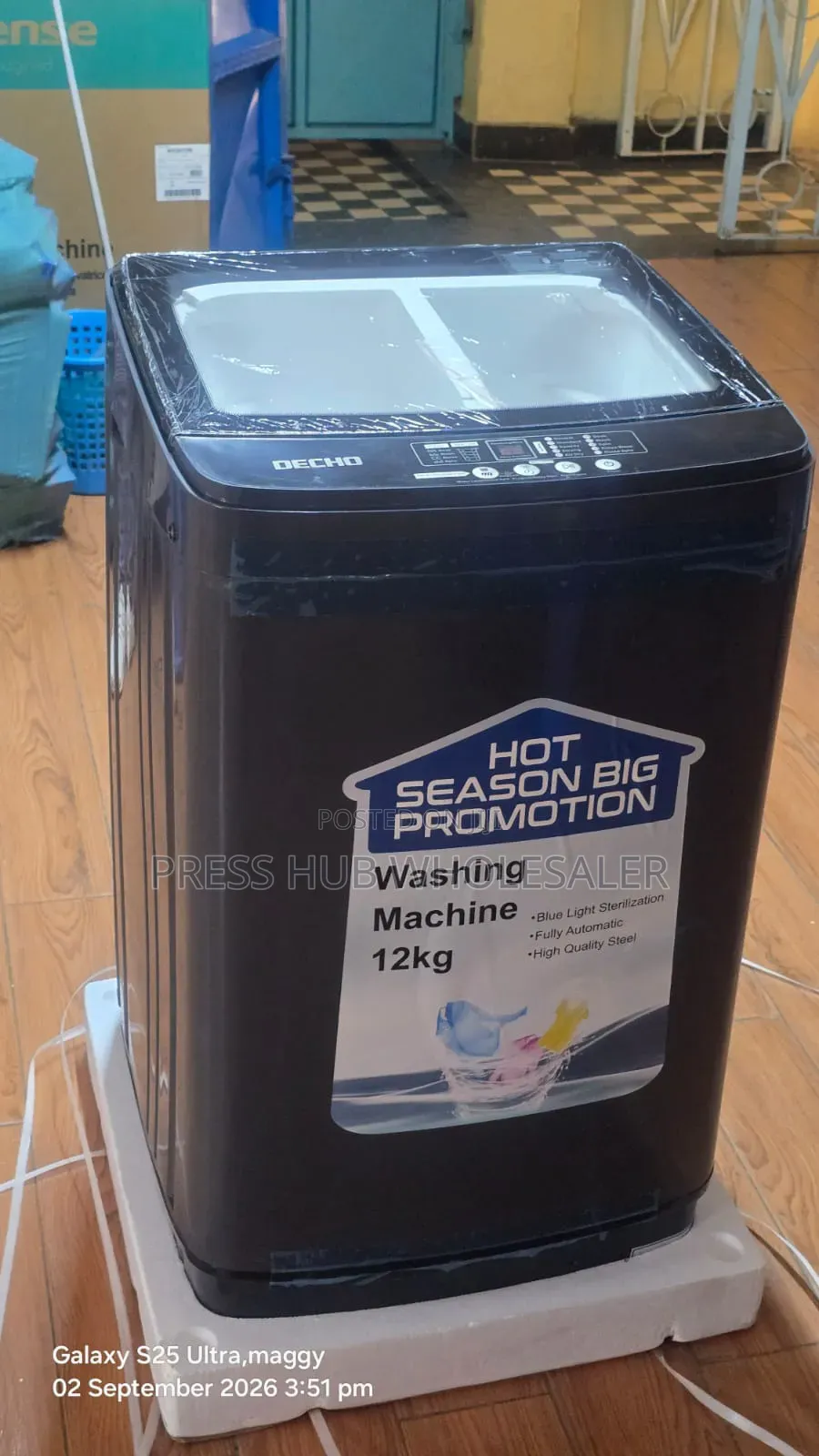 Decho 12kg Fully Automatic Top Load Washing Machine√°°°