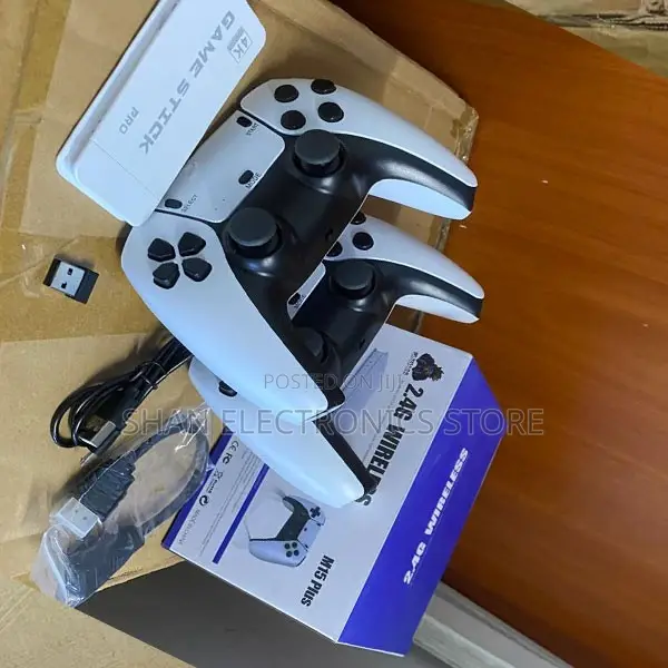 M15 Wireless Game Console – Retro TV Gaming Stick With 2 Controllers