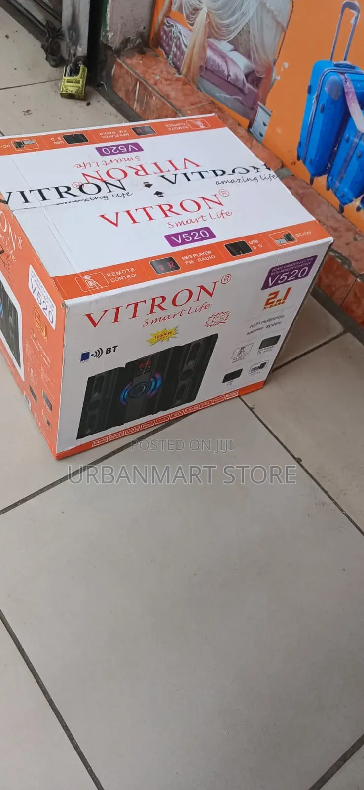 Vitron V520 X-Bass 2.1 Channel Home Speaker System