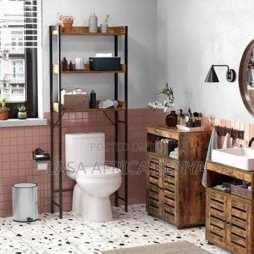 3-Tier Bathroom Organiser Shelf Adjustable Space-Saving