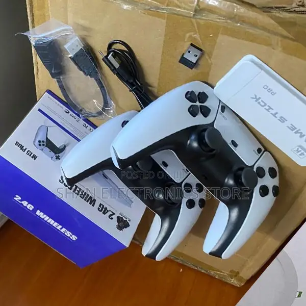 . M15 Wireless Retro Console – Dual Player Game Stick for TV