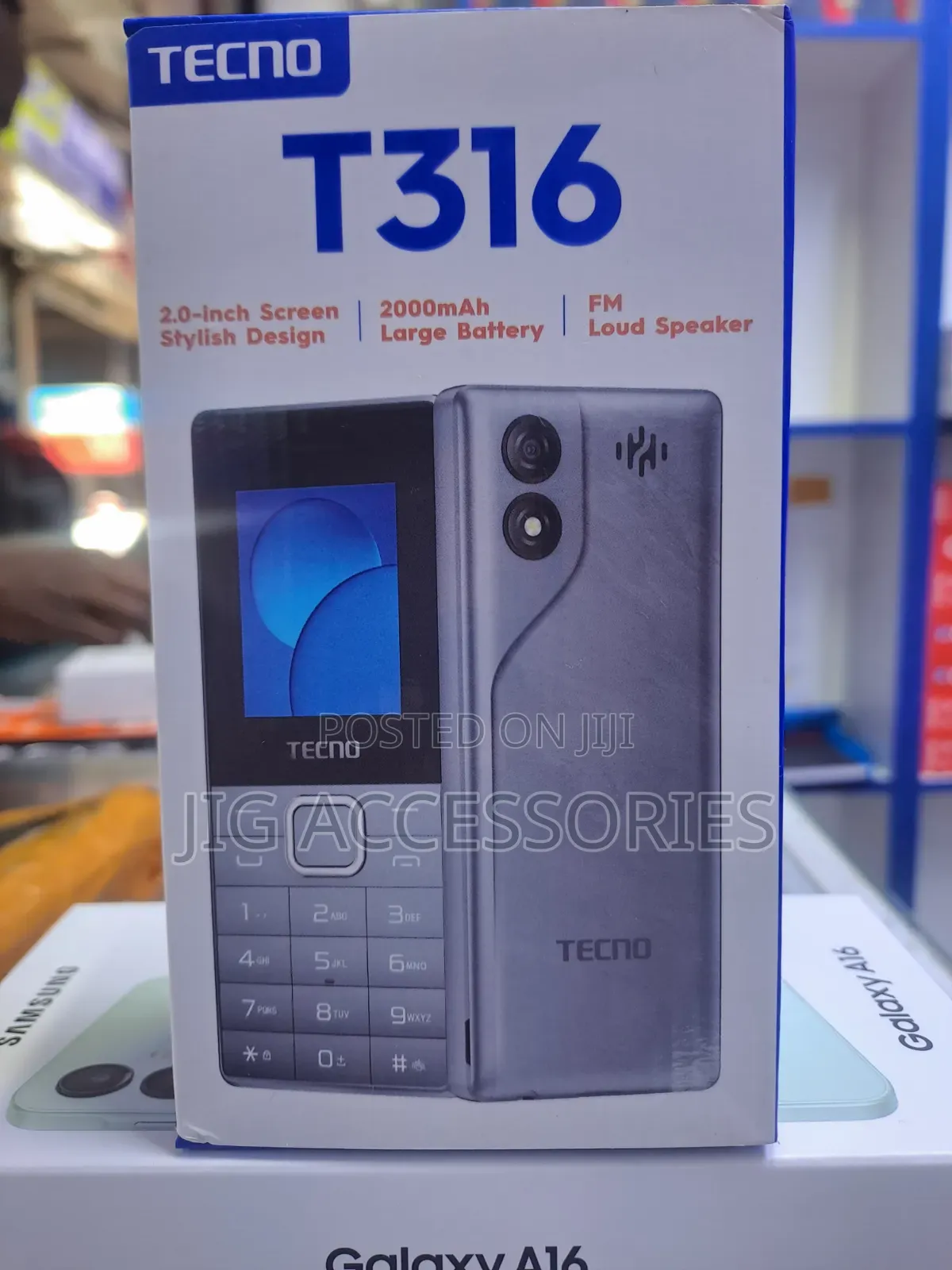 New Tecno T316 Gray