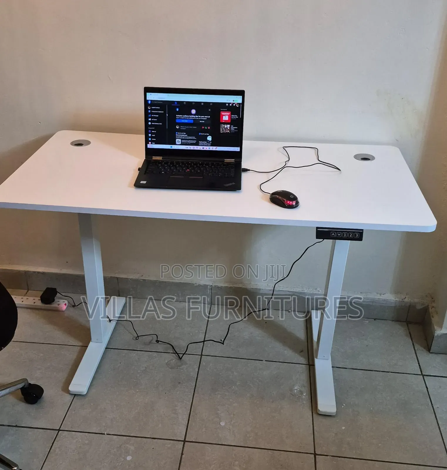 Electric Desk-Modern Adjustable Office Study Desk