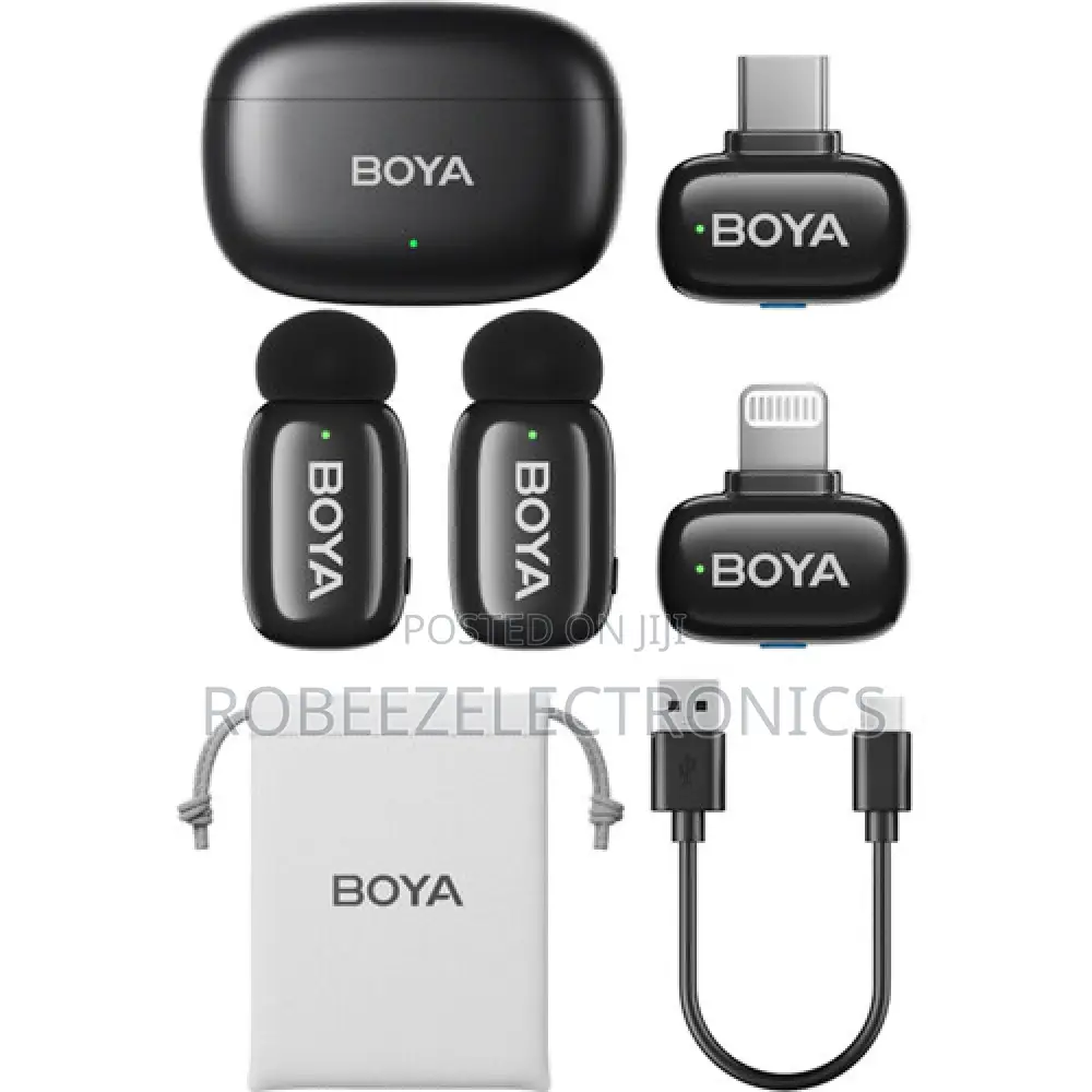 BOYA Mini 2-Person Microphone With Lightning & USB-C Connectors