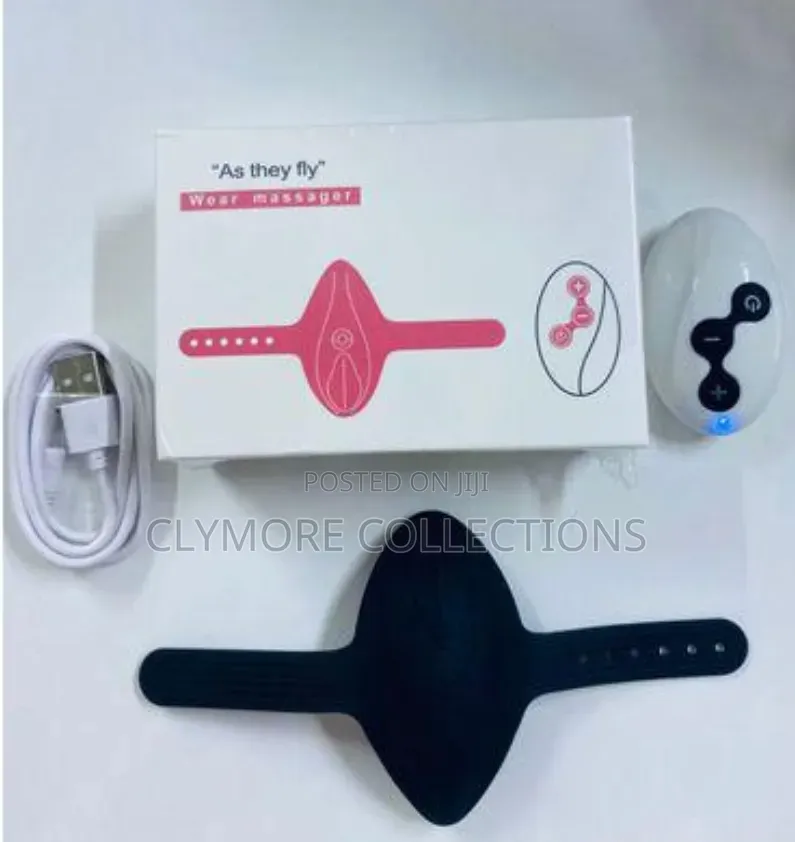 Wearable Clitoral Bullet Vibrator, Remote Control - USB Rechargeable