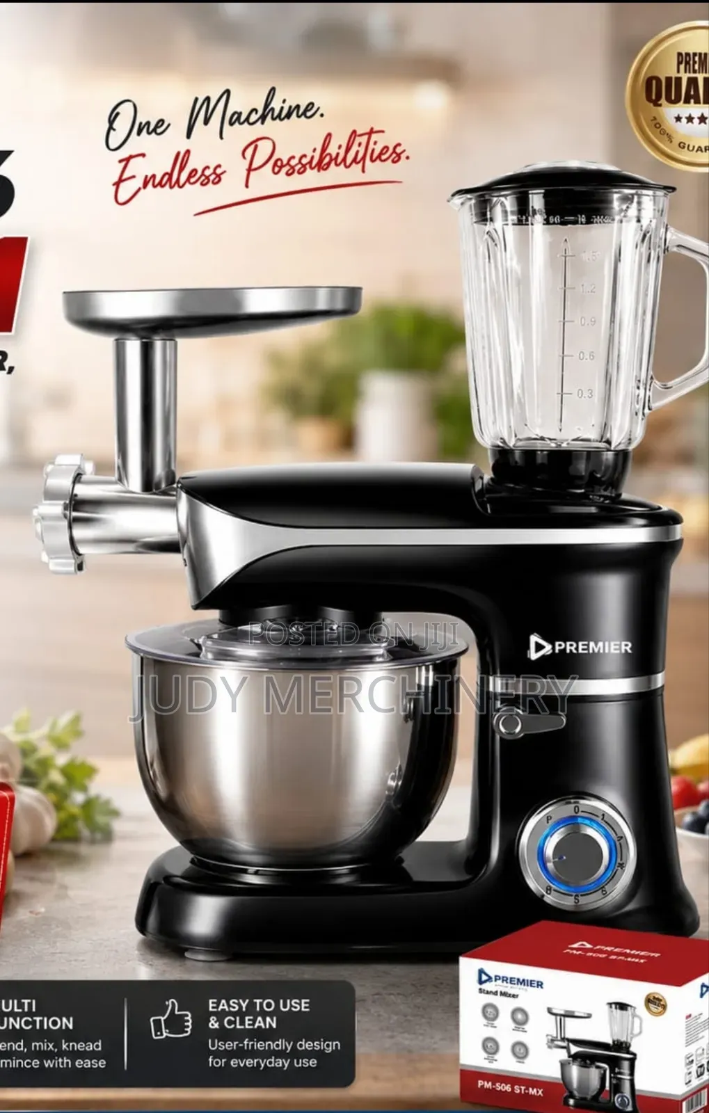 Doughmixer Combine Blender and Meat Mincer