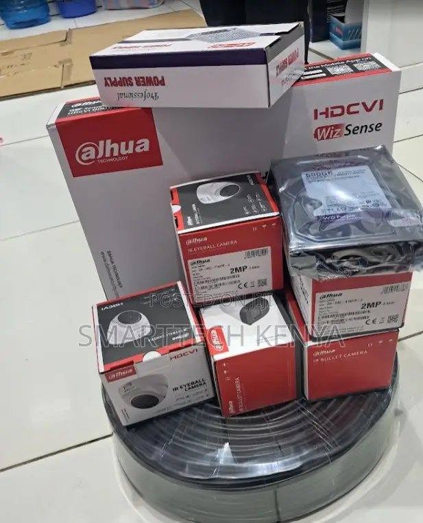 Dahua 4 Channel 2MP HDCVI CCTV Camera Kit With 500GB HDD