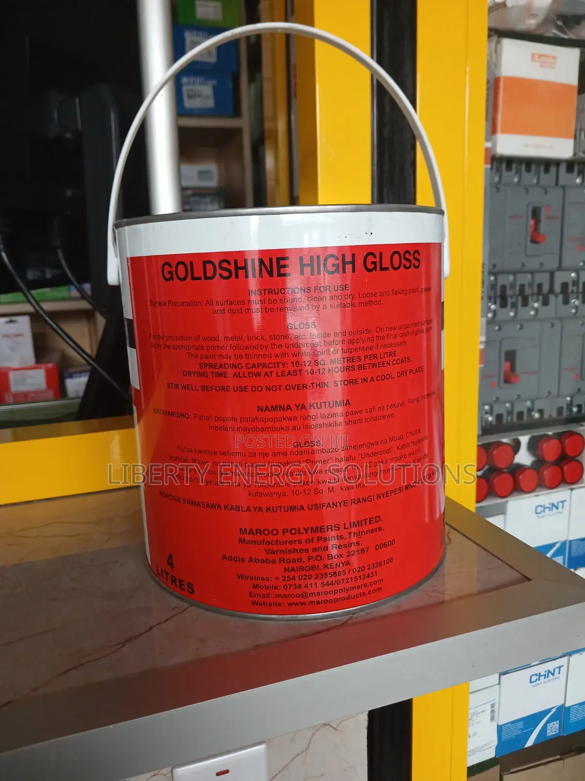 Maroo Goldshine High Gloss Aluminium Paint