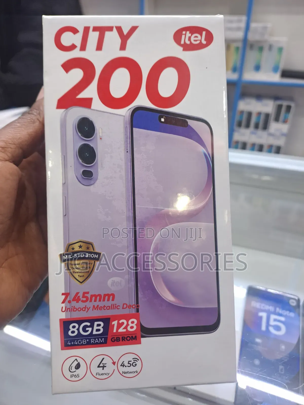 New Itel City 200 128 GB Black
