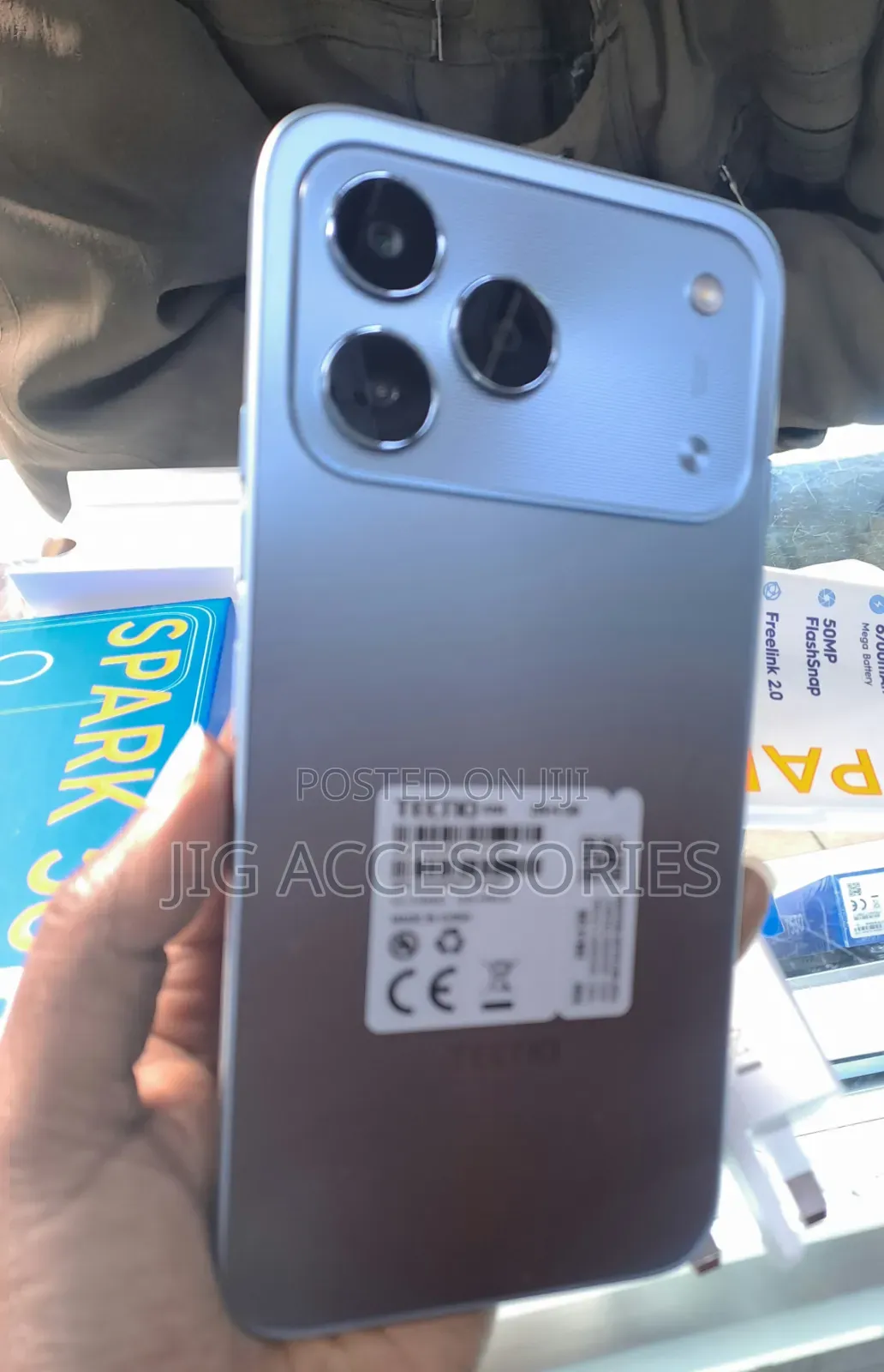 New Tecno Spark 50 128 GB Gray