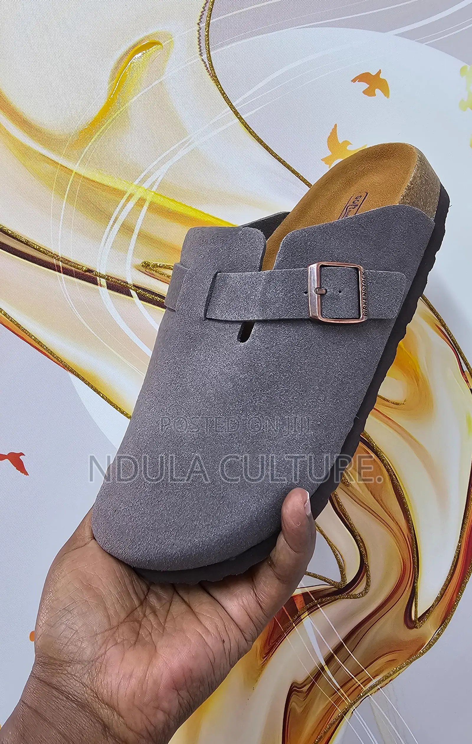 Original Suede Birkenstock Clogs/Slides