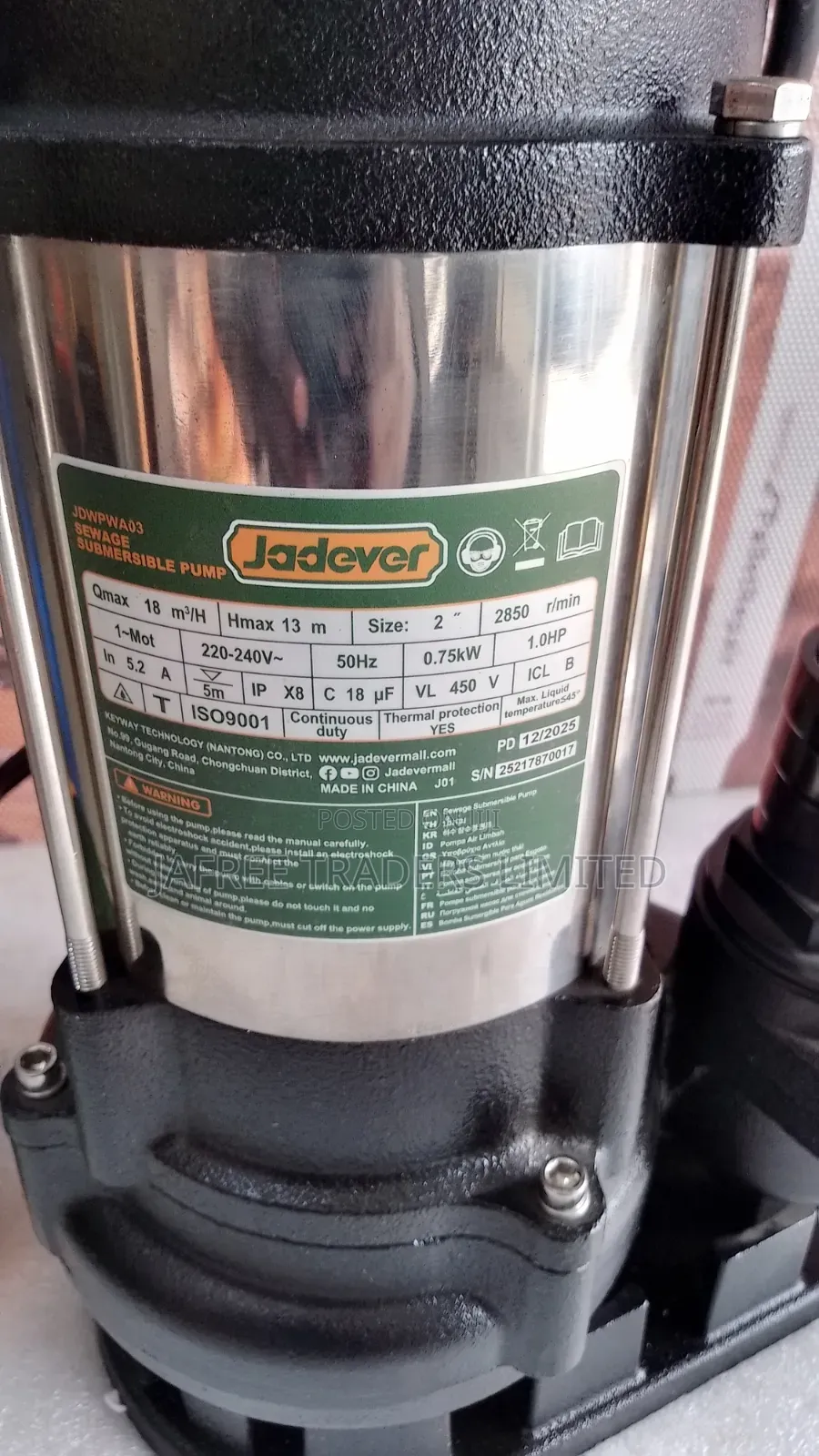 Sewage Submersible Pump