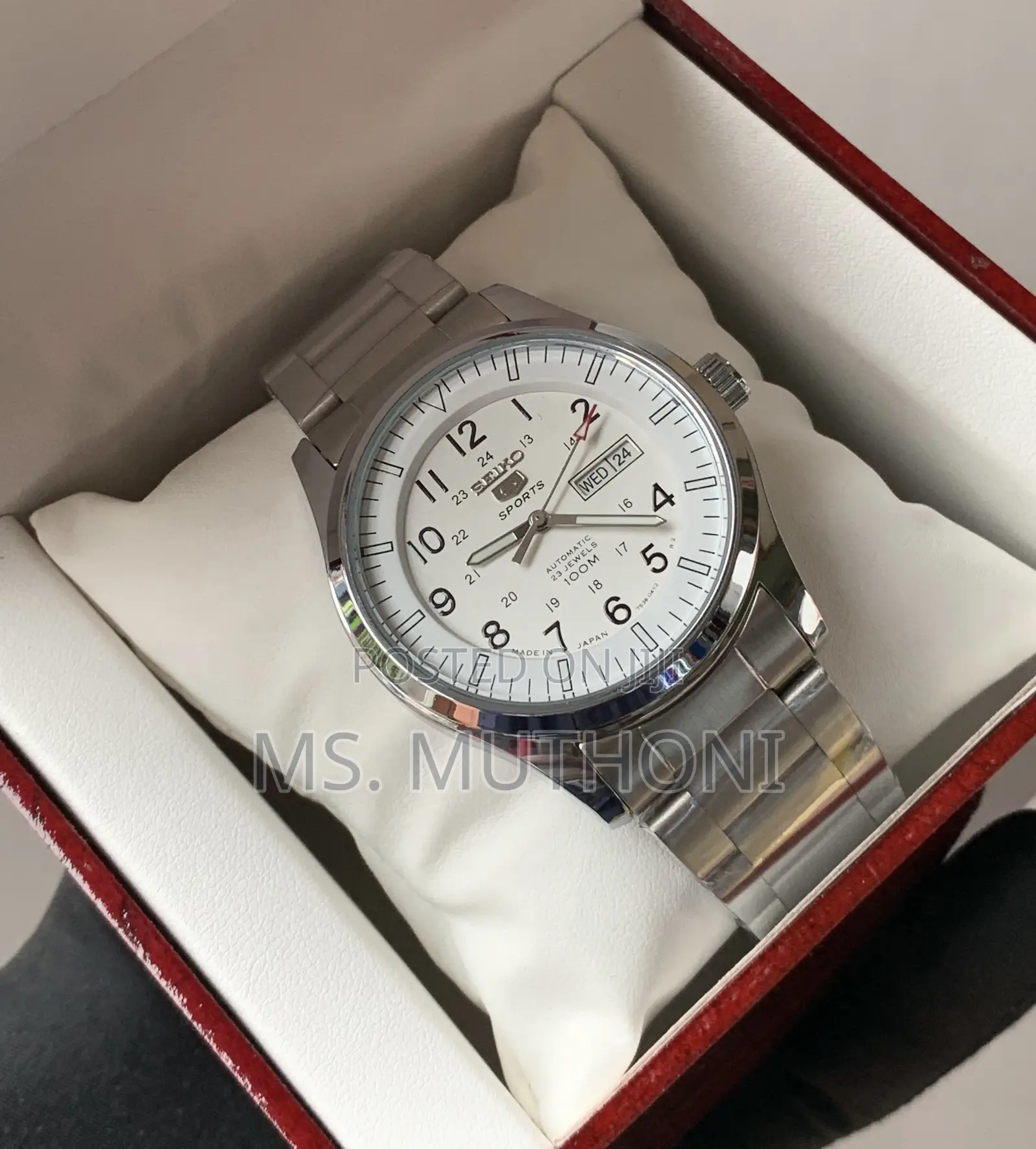Automatic White Dial Seiko 5 Flieger / Pilot Field Watch
