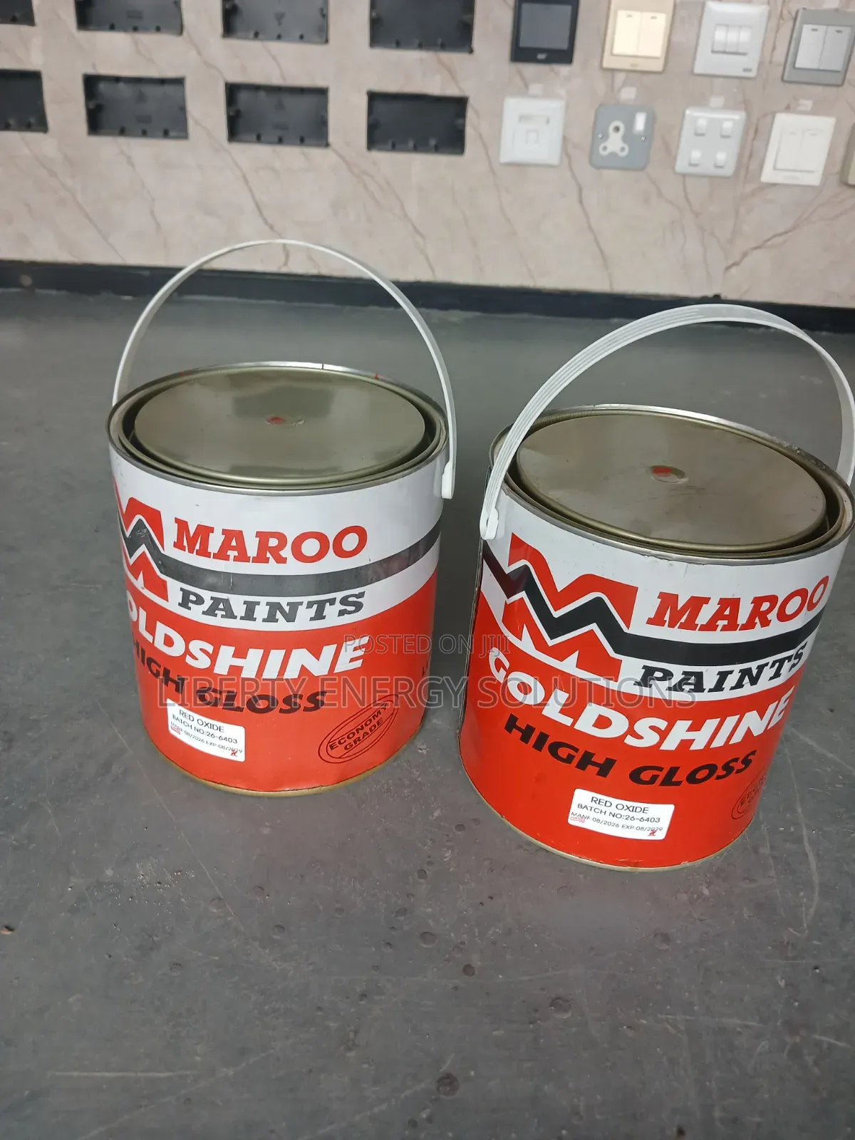 Maroo Goldshine High Gloss Red Oxide Paint