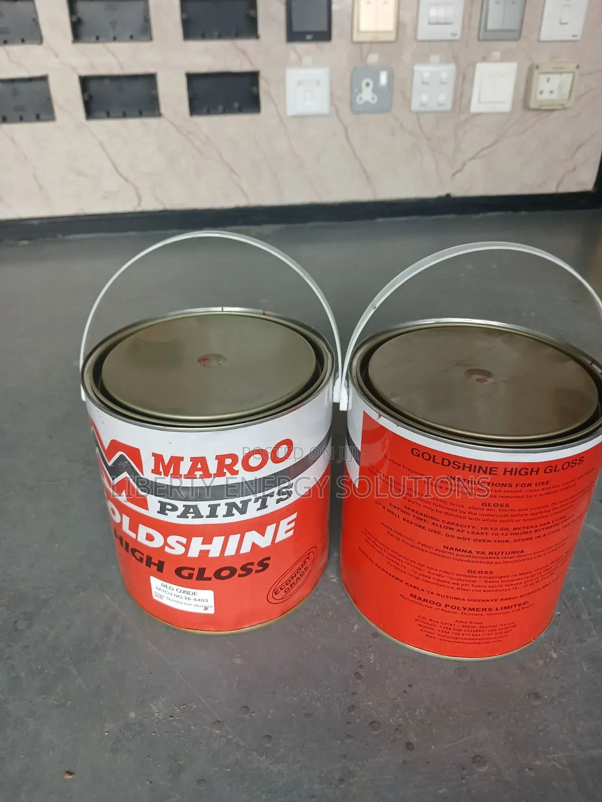 Maroo Goldshine High Gloss Red Oxide Paint