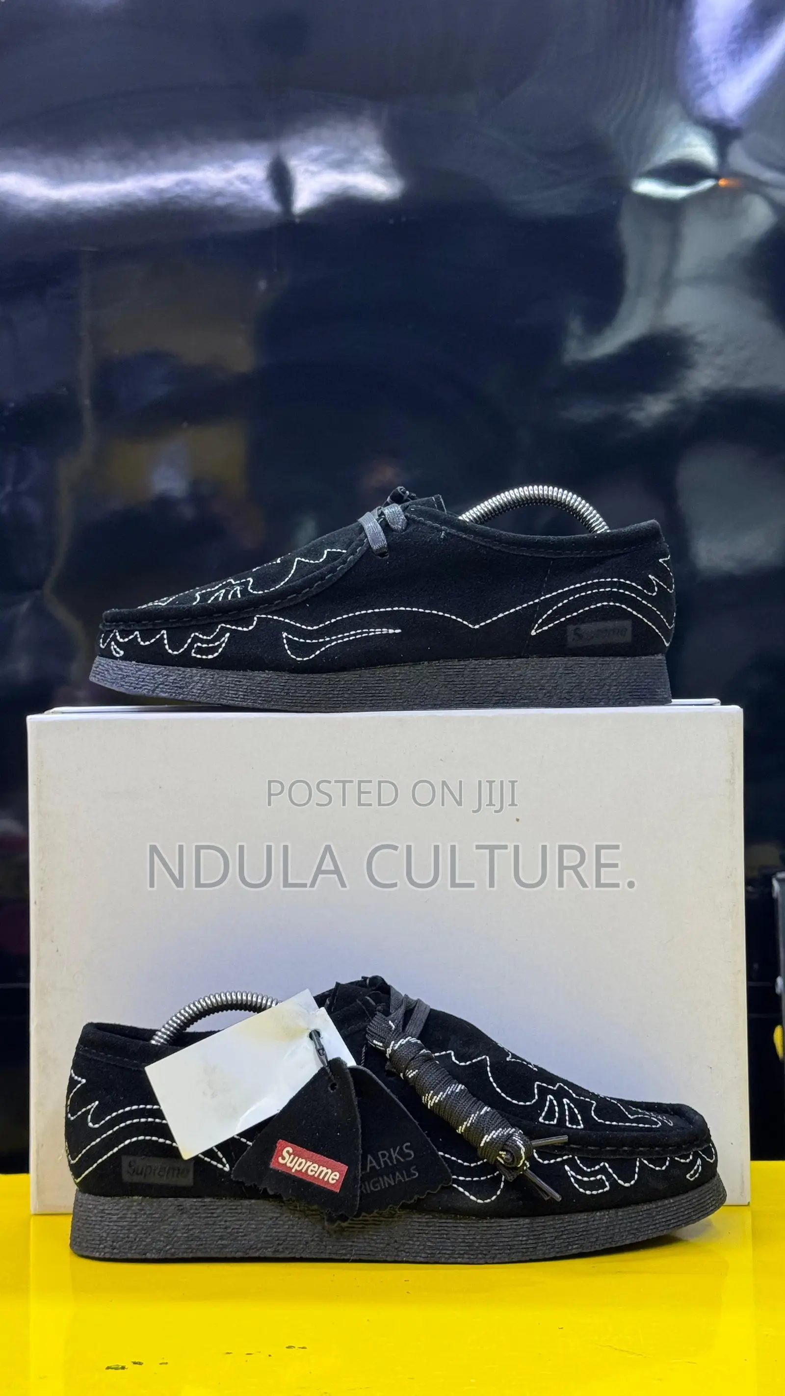 Wallabee X Supreme Western Cut Out Edition