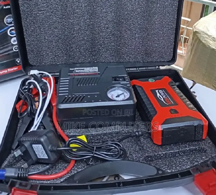 Multi-Function 12V Car Jump Starter With Tyre Inflator