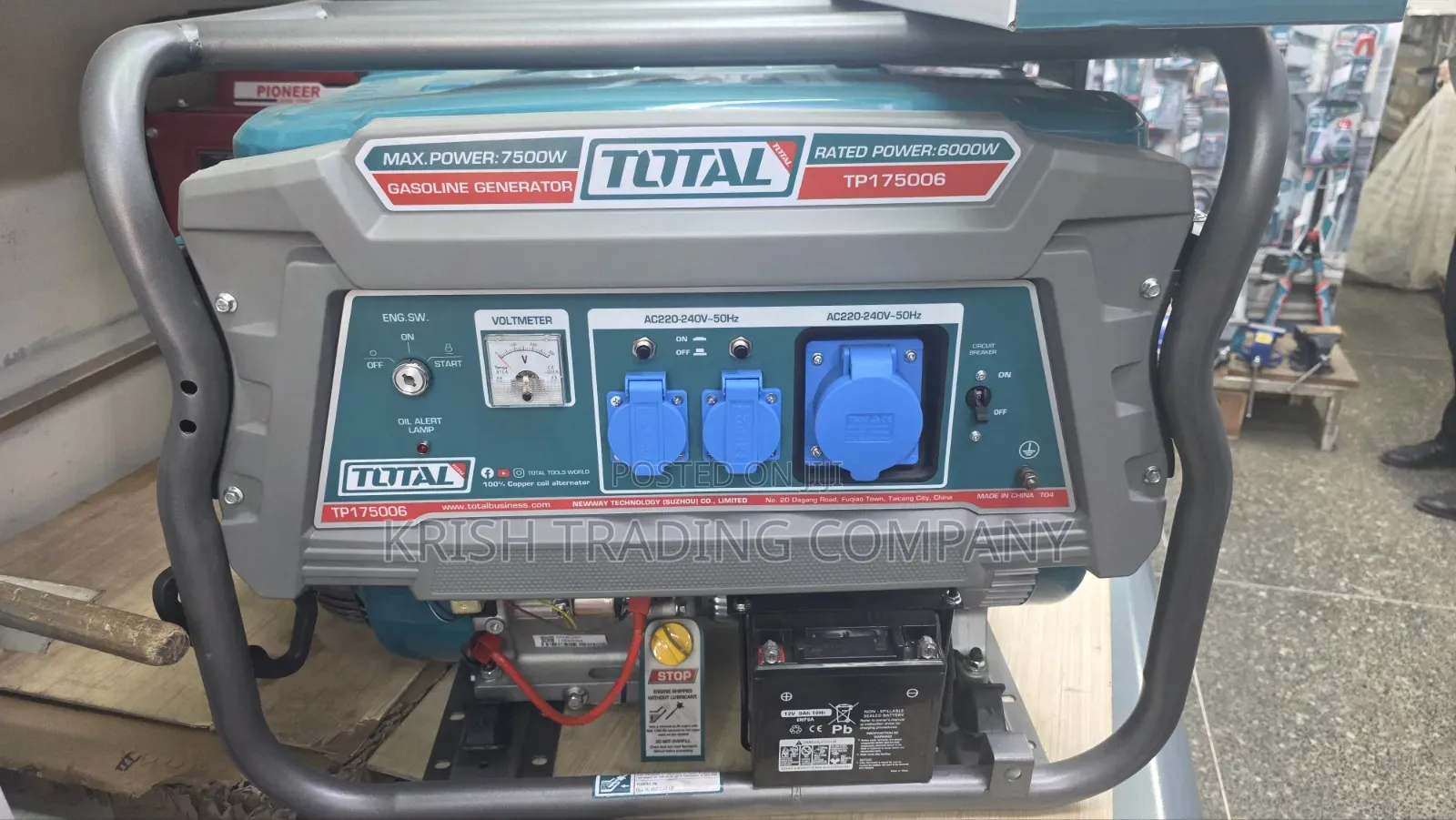 Total Tp175006 Gasoline Generator