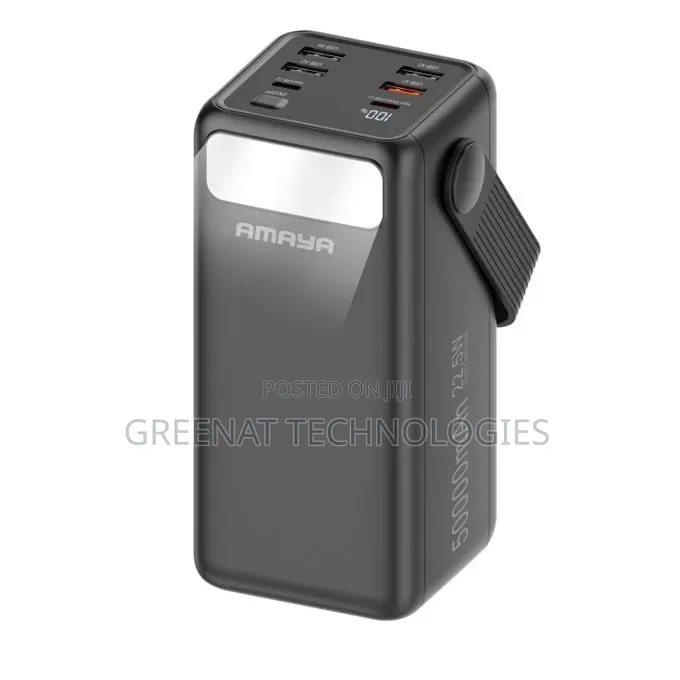 Amaya PowerBox 500 50,000mAh Power Bank 22.5W PD Fast Charge LED