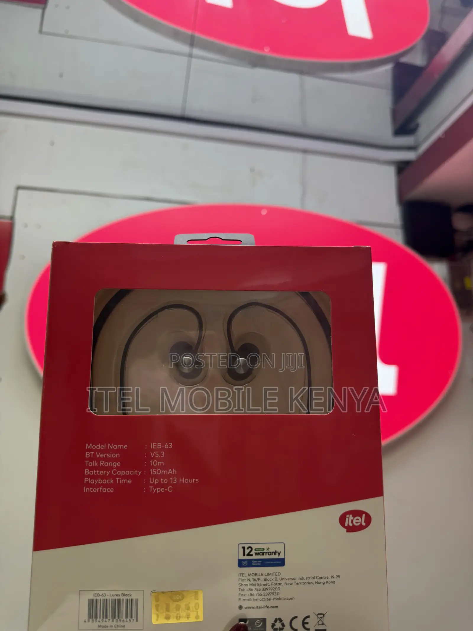 Itel Wireless Neckband N63