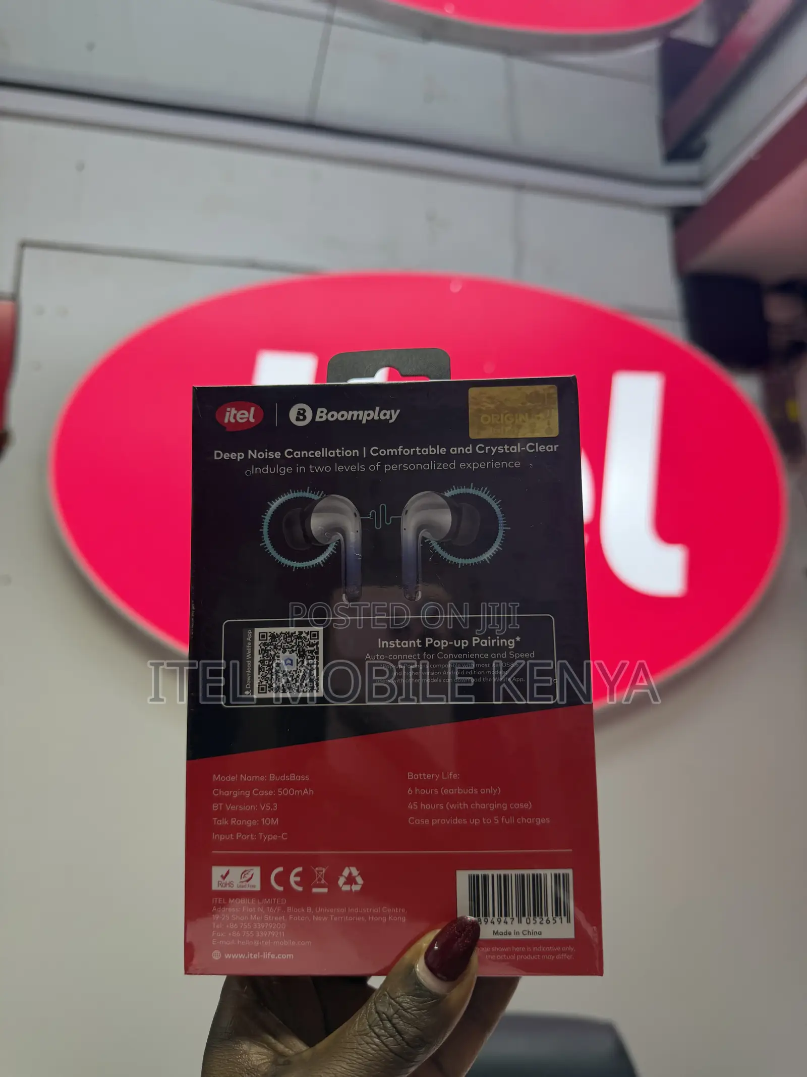 Itel Buds Play 4 Mic Enc 45ms Game Mode Earbuds