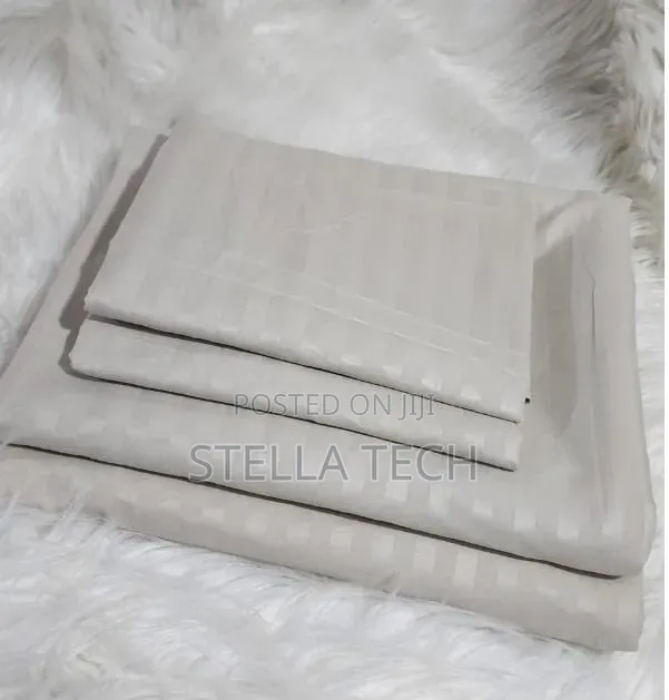 Stripped Cotton Bedsheets Set*!!
▪Size:6by6