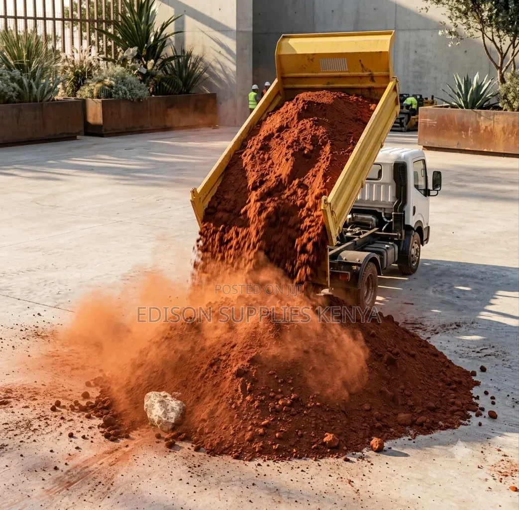 Quality Red Soil for Construction and Gardening - Delivered on-Site
