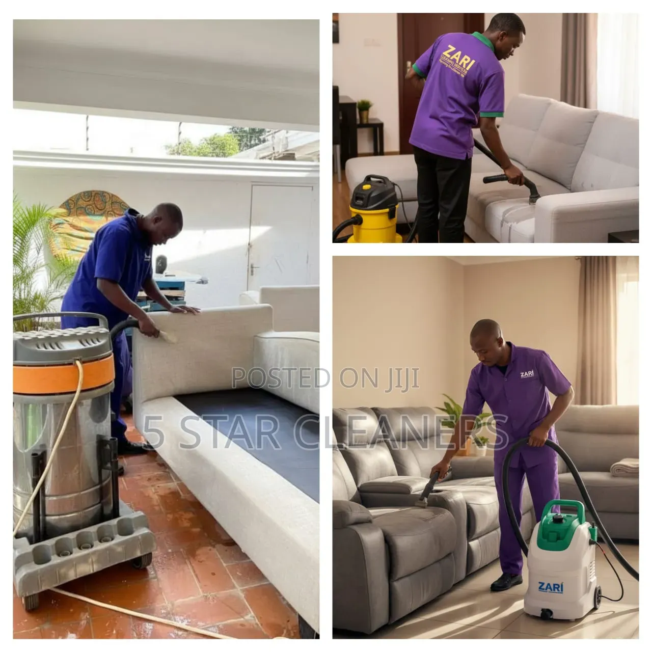We Sanitise and Disinfect Sofaset After Though Cleaning