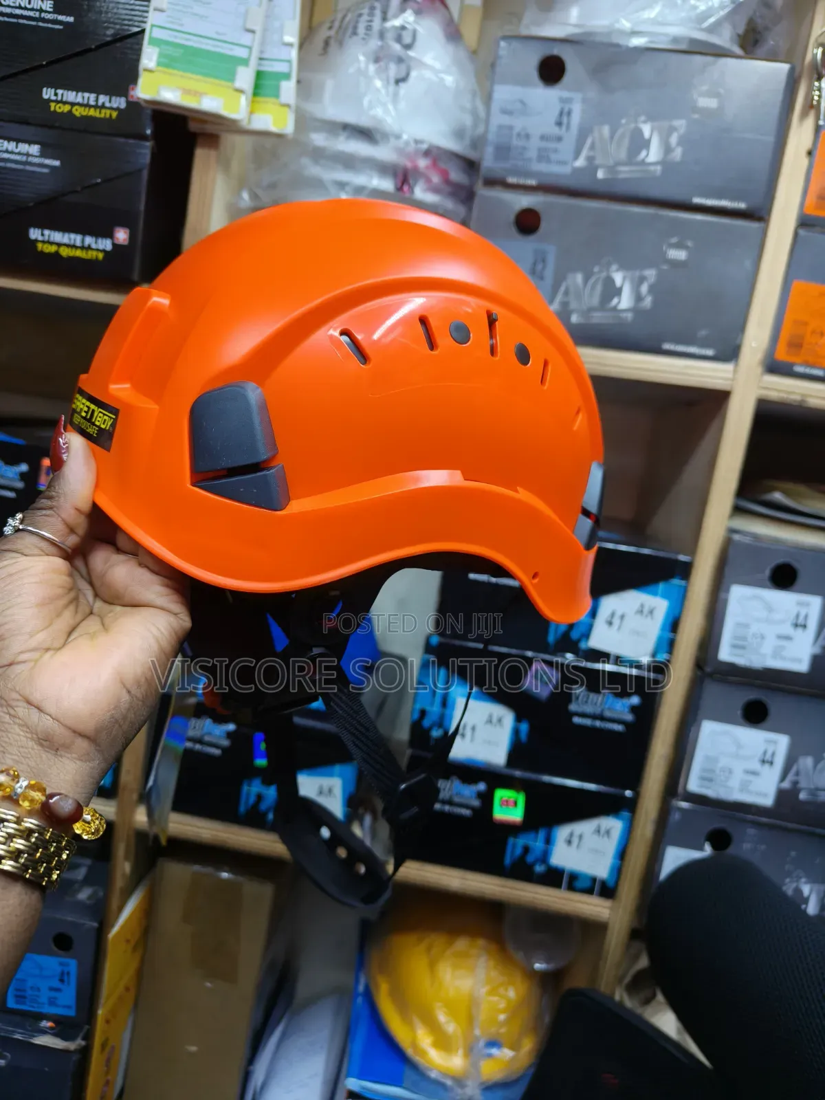 Wok at Height Orange Helmet