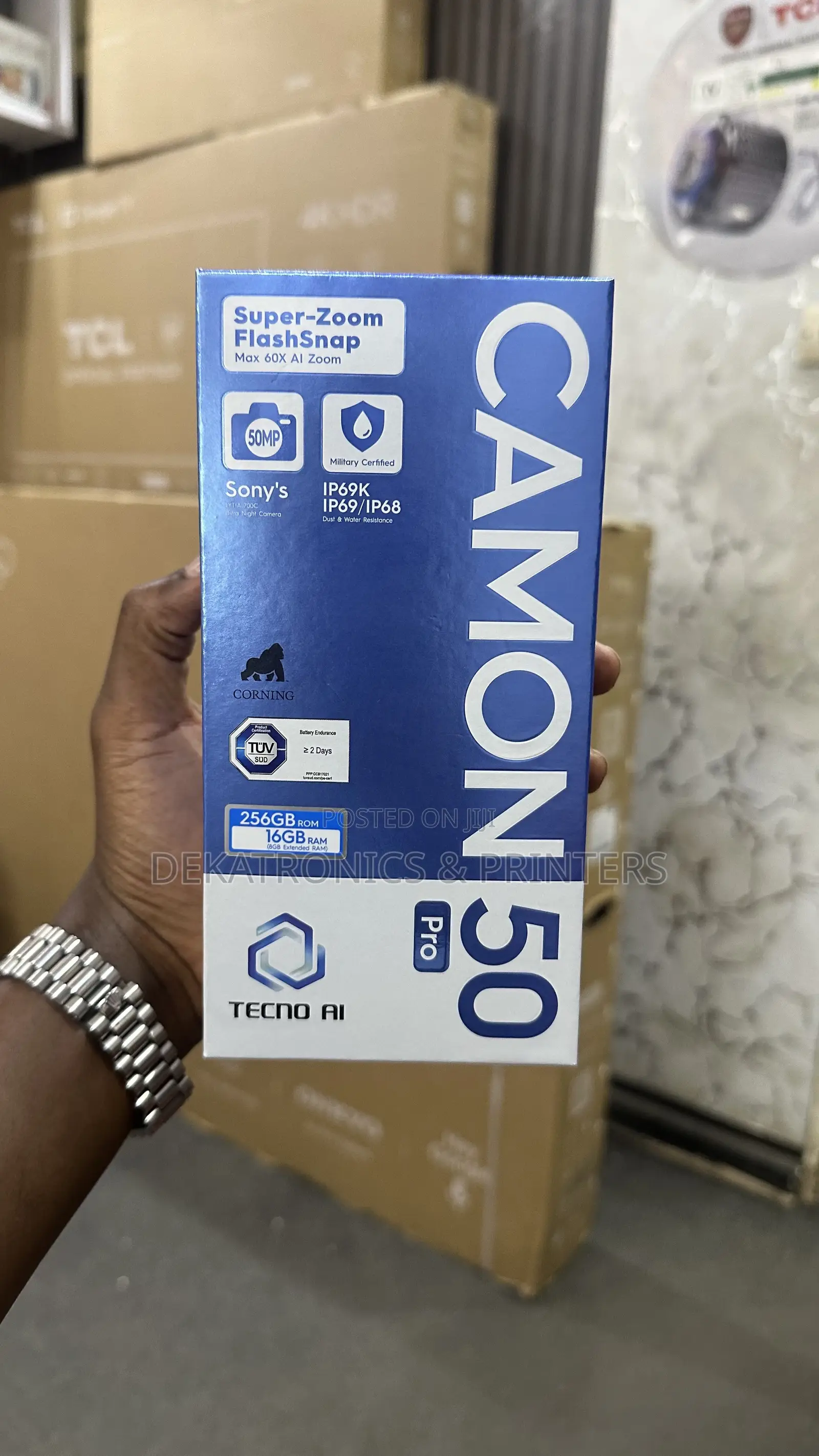 New Tecno Camon 50 Pro 256 GB