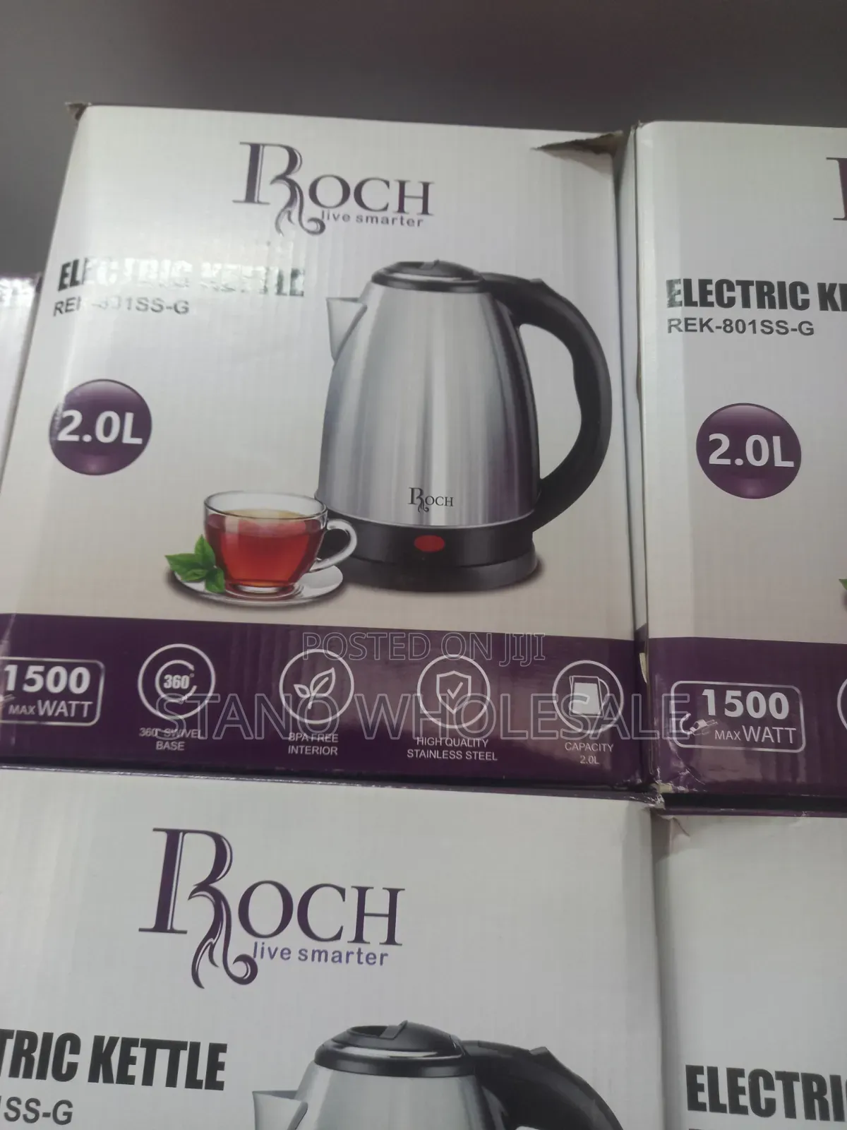 Roch 2l Stainless Kettle