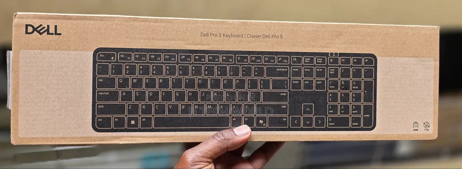 Dell Pro 5 Wireless Keyboard(KB526) 
Super Slim 16 Programmable Key