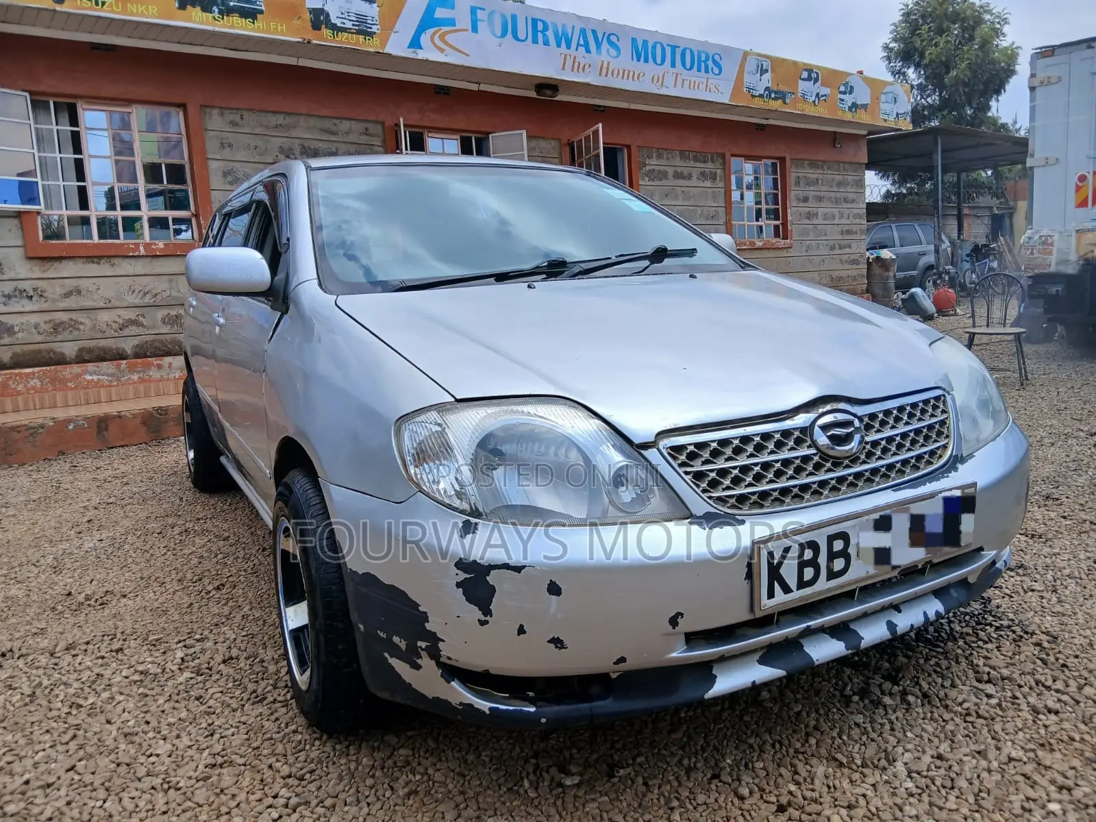 Toyota Corolla Fielder 2001 Silver