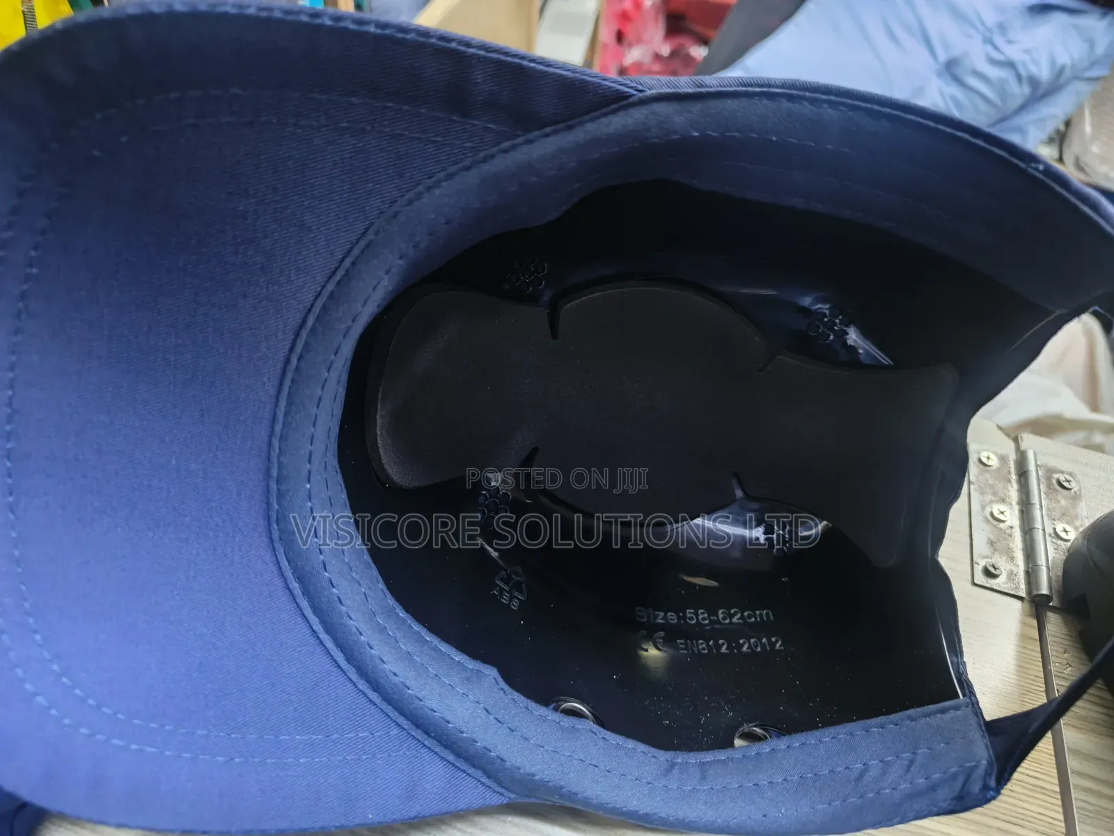 Bump Cap Navy Blue Plain