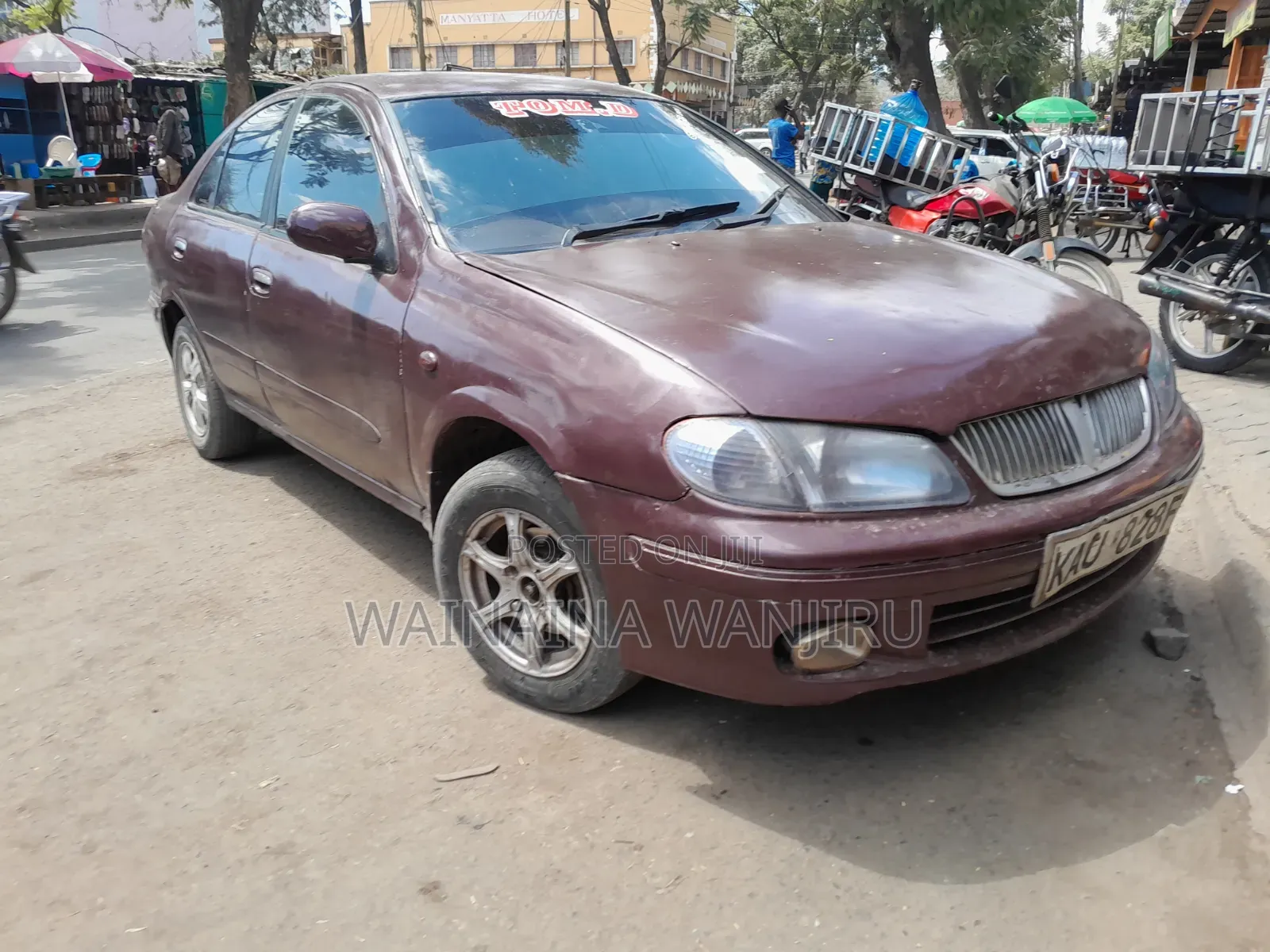Nissan FB14 1999 Maroon
