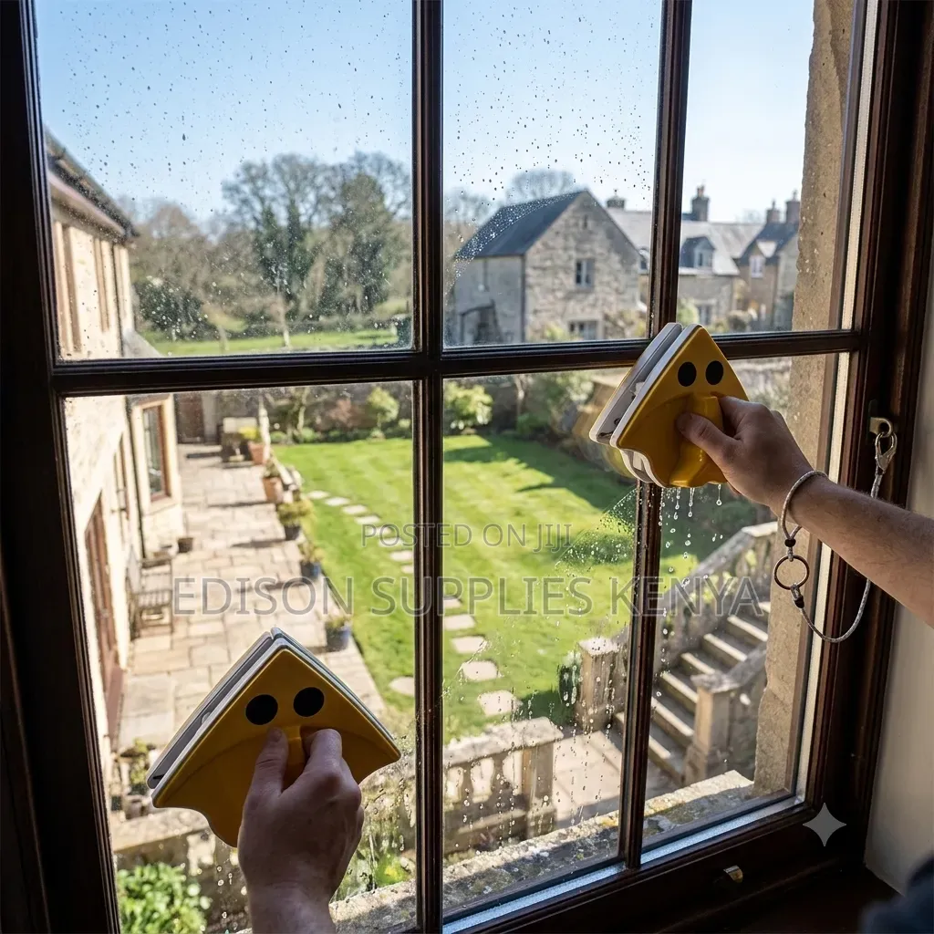 Magnetic Double-Sided Window Cleaner Wiping Tool Single-Layer Glass