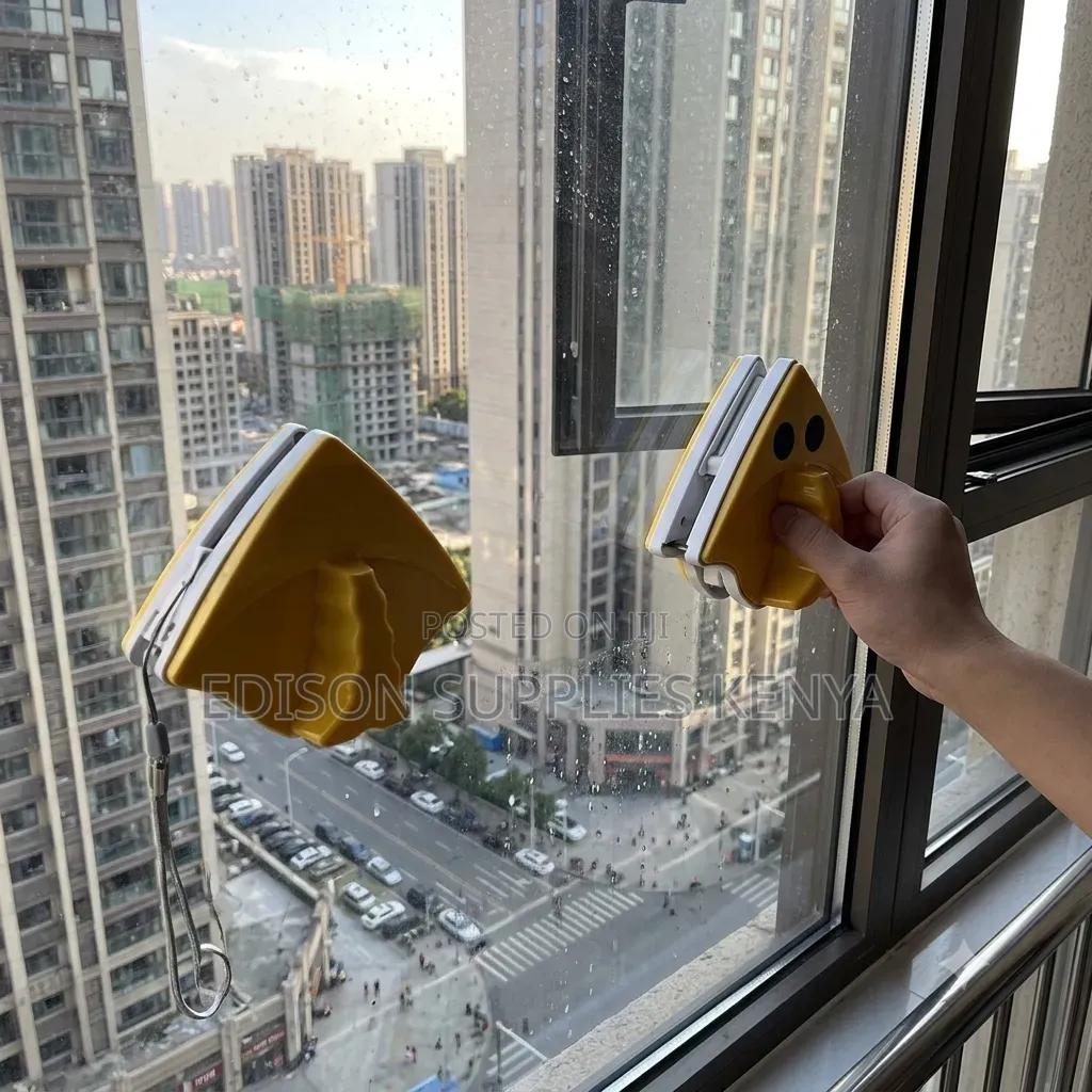 Magnetic Double-Sided Window Cleaner Wiping Tool Single-Layer Glass