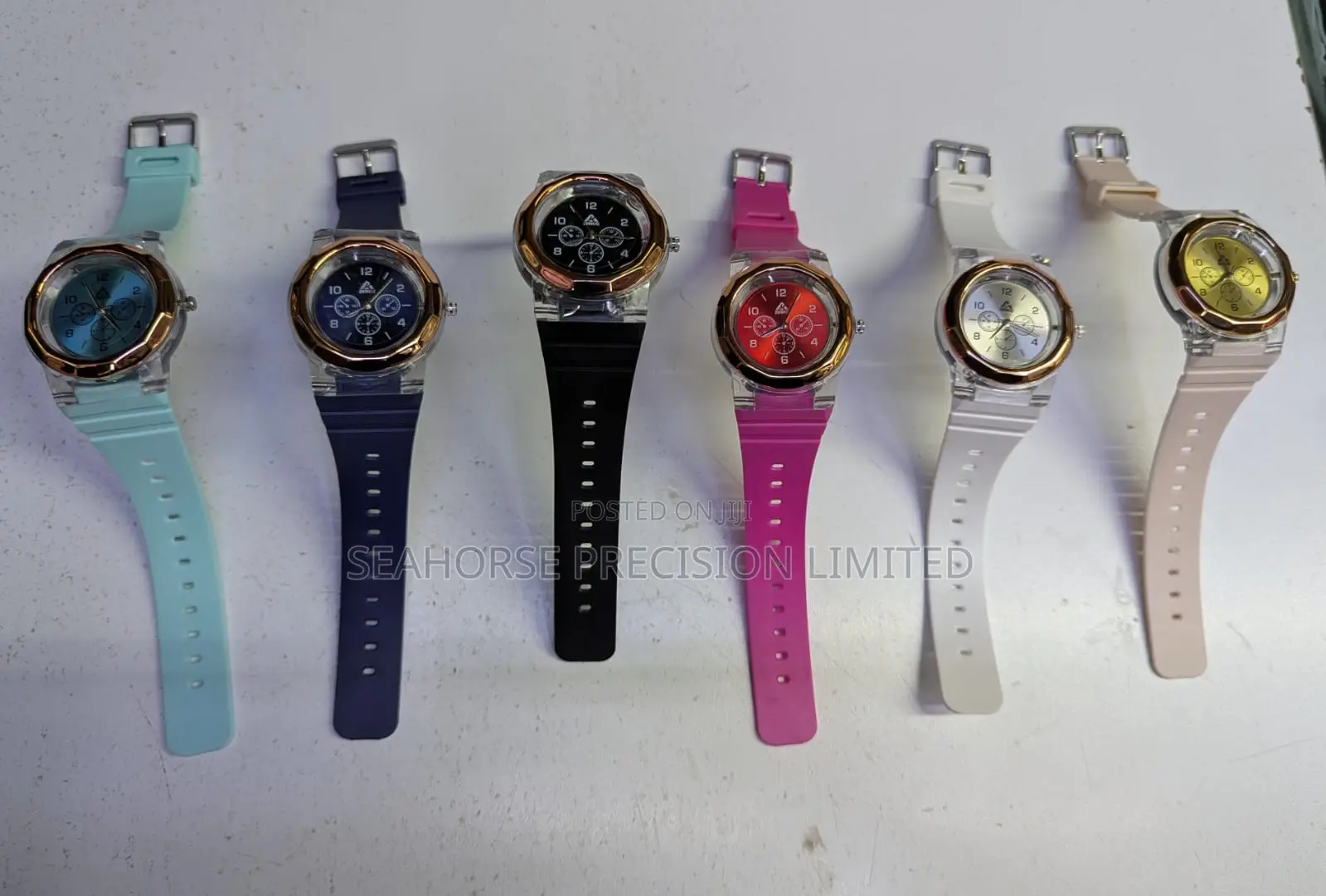 Ladies’ Aike Fashion Quartz Watch – Colourful Silicone Strap