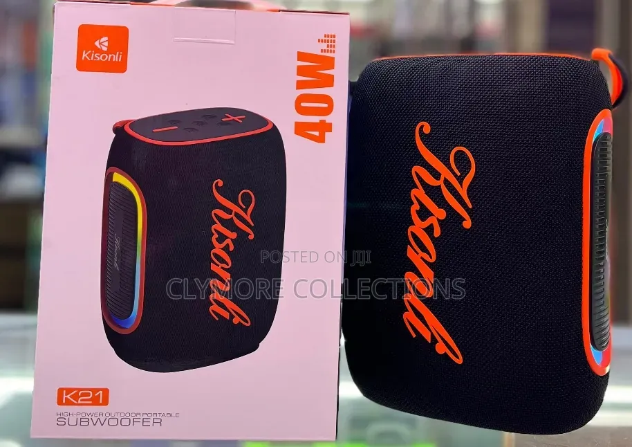 Kisonli K21 40W Portable Bluetooth Speaker High Power Wireless Speaker