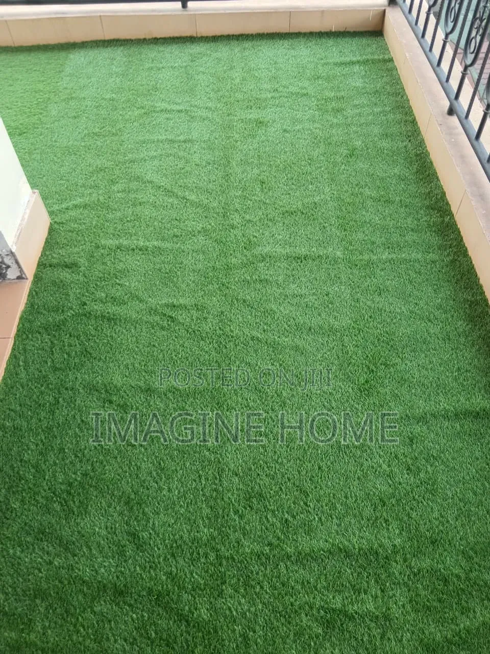 Balcony Green Grass Carpet
