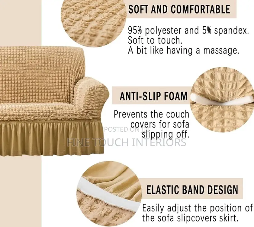 Turkish Elastic Couch Cover- Universal Fit
