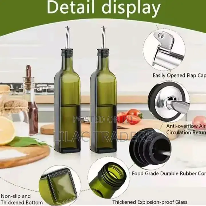 2 in 1 Oil Dispenser Bottle Set Alp