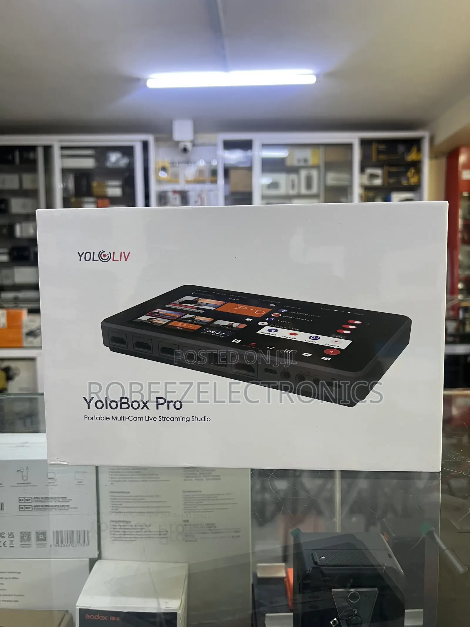 YoloBox Pro Live Streaming Encoder, Recorder, Audio Mixer and Monitor