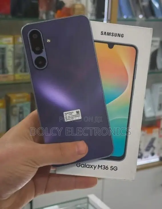 New Samsung Galaxy M36 5G 128 GB Gray
