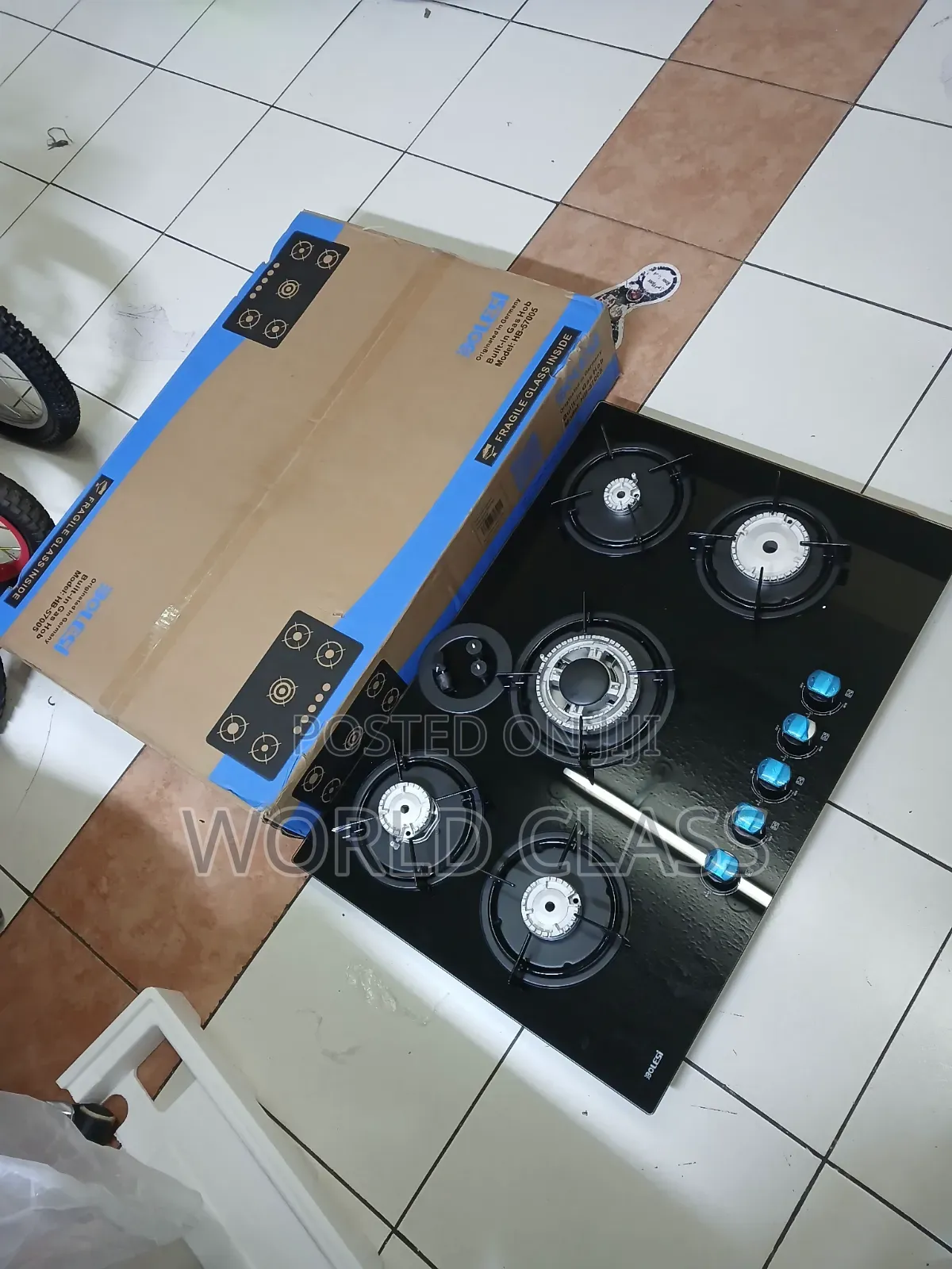 Bolesi 5-Burner Built-in Gas Hob.