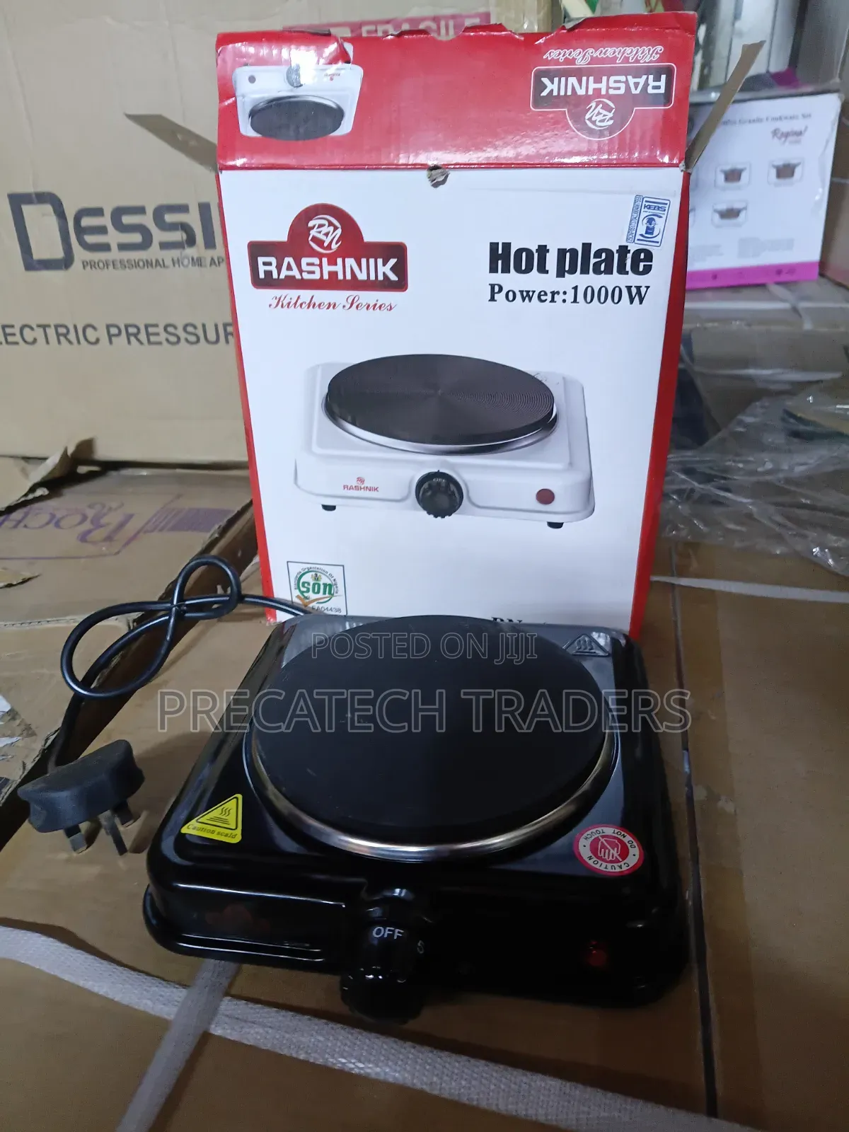 Portable Rashnik 1000W Hot Plate – Kitchen Cooker