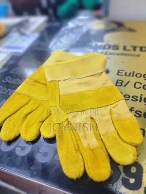 Short Leather Work Gloves
