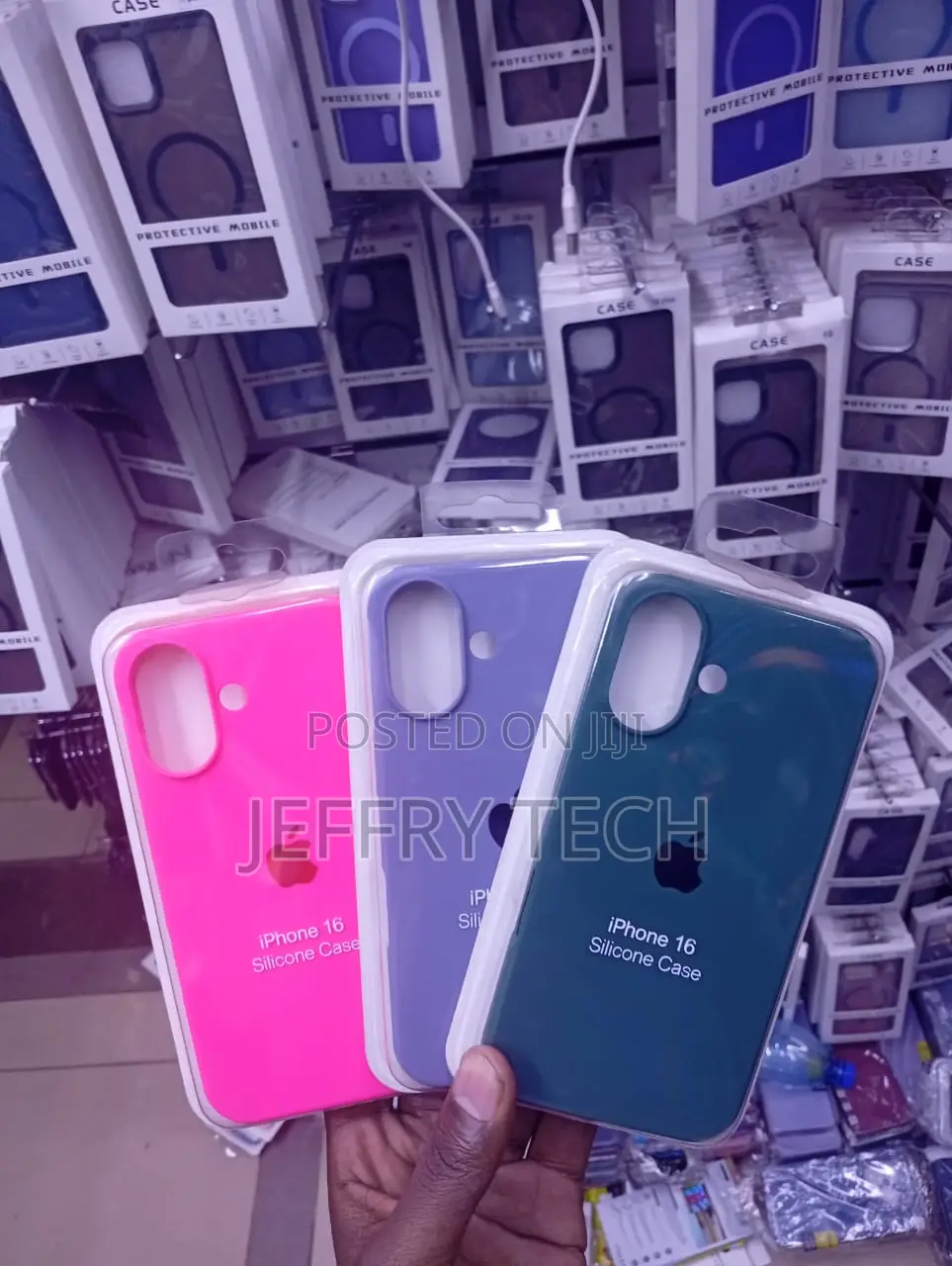 Silicone Protective Cases Designed for the Standard iPhone 16.