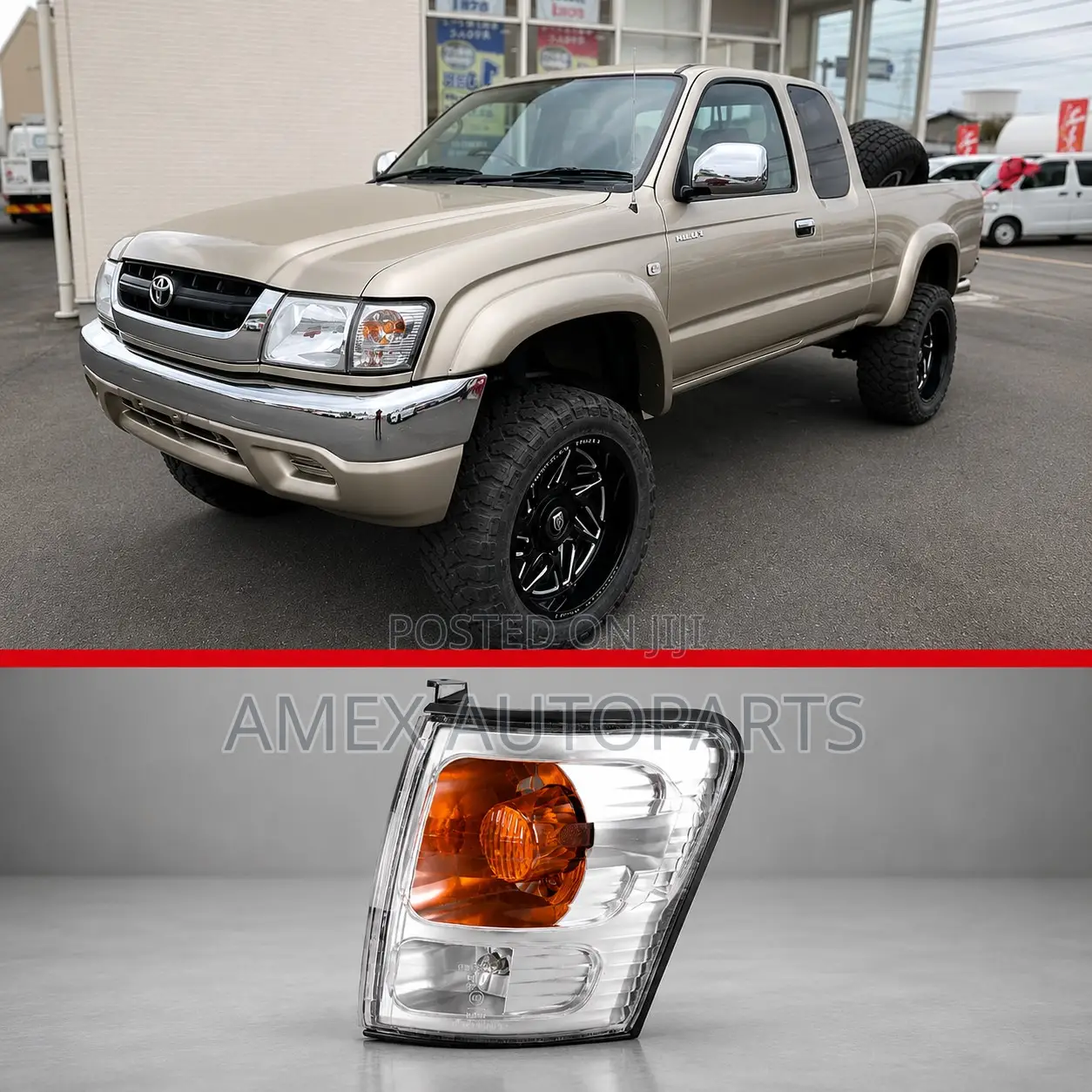 Corner Lamp Toyota Hilux Kdn165 Clear 2001 Onwards