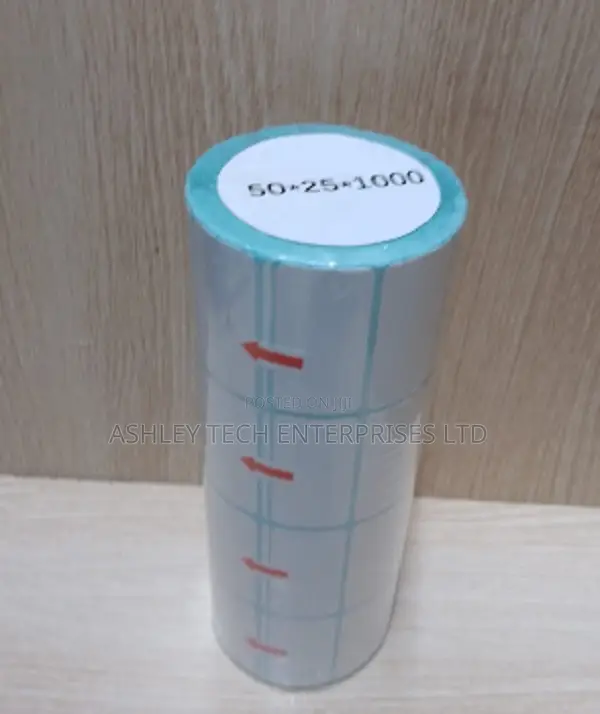 50×25mm Plain Label Stickers – Quality Adhesive``